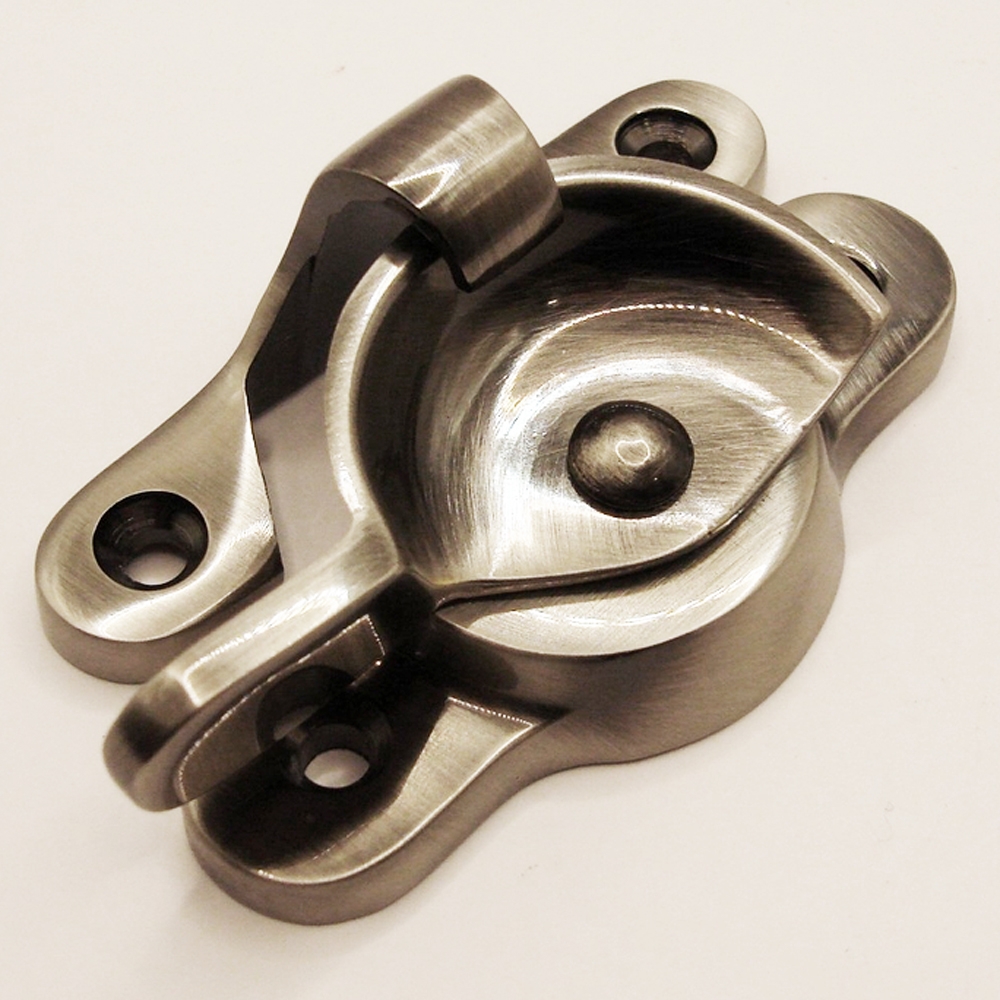 TWC002/AN • Non-Locking • Antique Nickel • Forged Fitch Sash Fastener